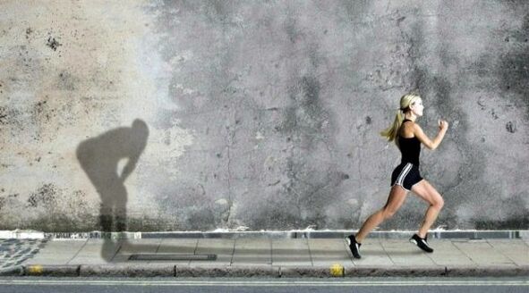 Girl running