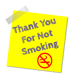 Thank you for not smoking