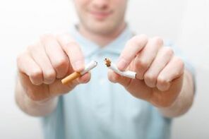 Quit smoking during fasting